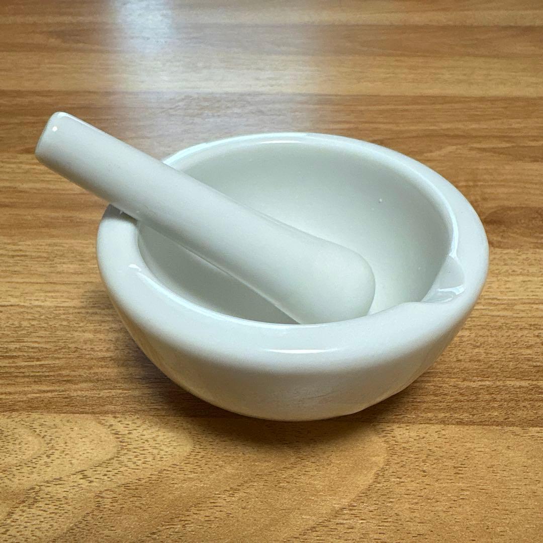 Mortar and Pestle, Ceramic, TCP 9cm