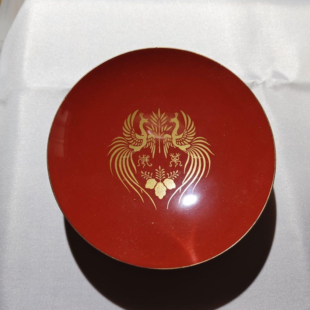 Souvenir of Emperor Showa's Enthronement Ceremony: Lacquerware Cup