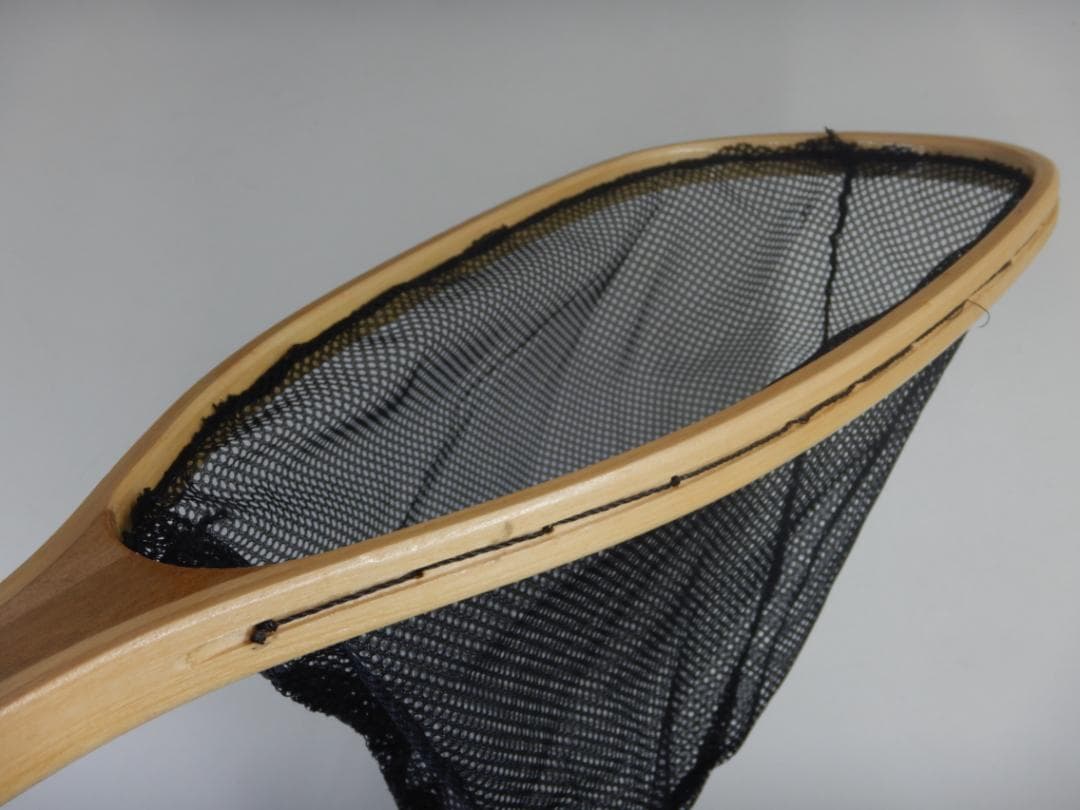 New Landing Net ★ Size: 52x18 cm Depth: 23 cm ★ Wooden Net