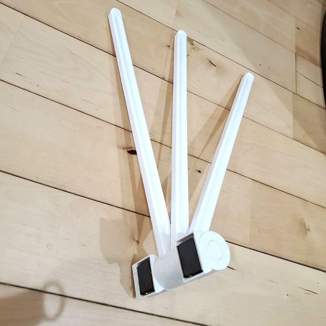 White Plastic Dish Towel Holder