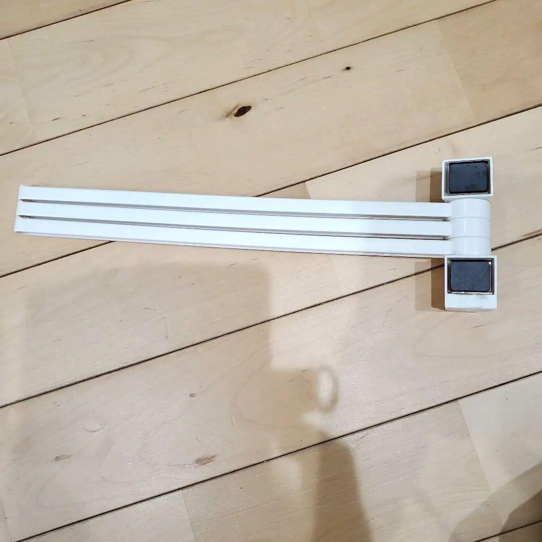 White Plastic Dish Towel Holder