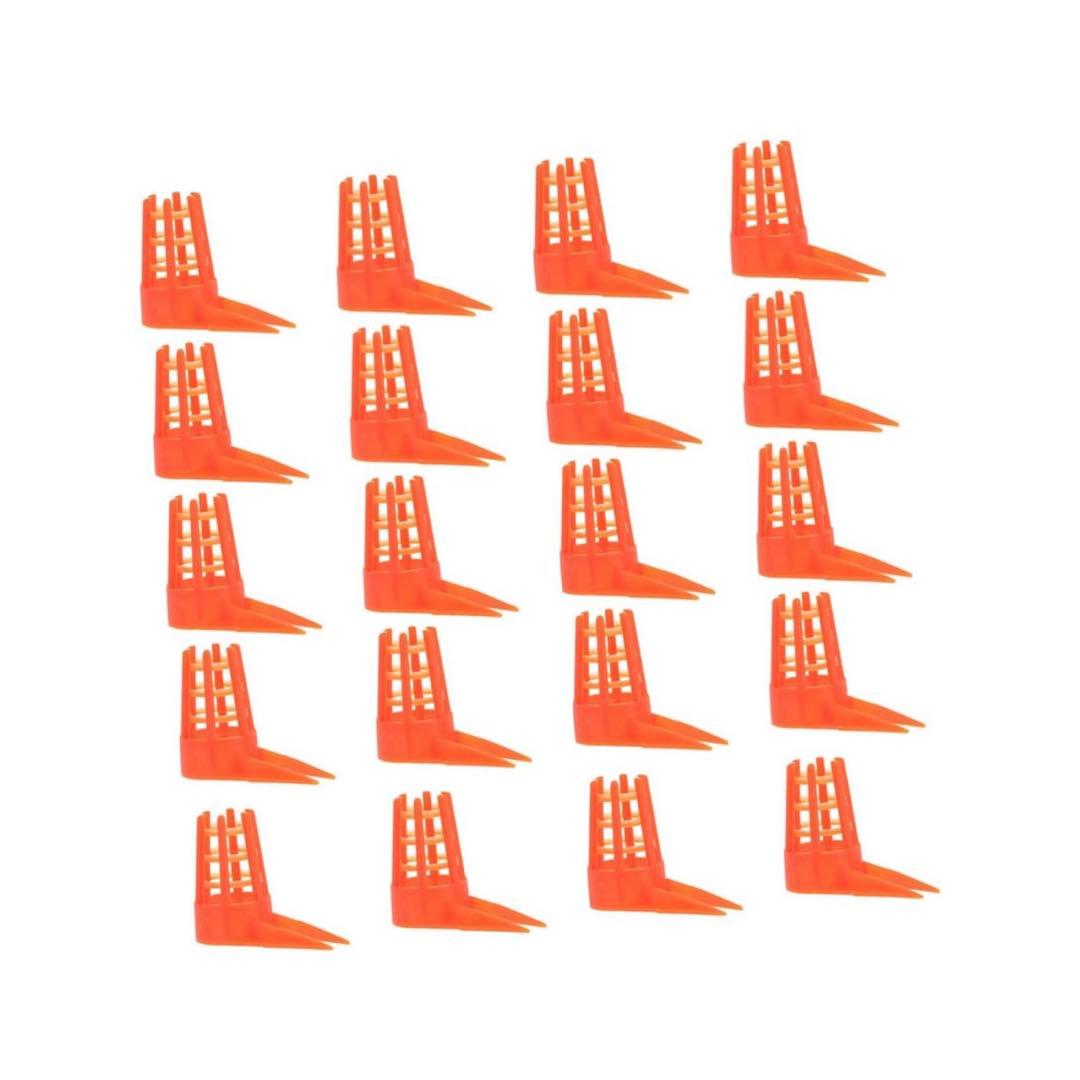 58-Piece Plastic Queen Bee Rearing Cage for Bee Queen Cell Protection
